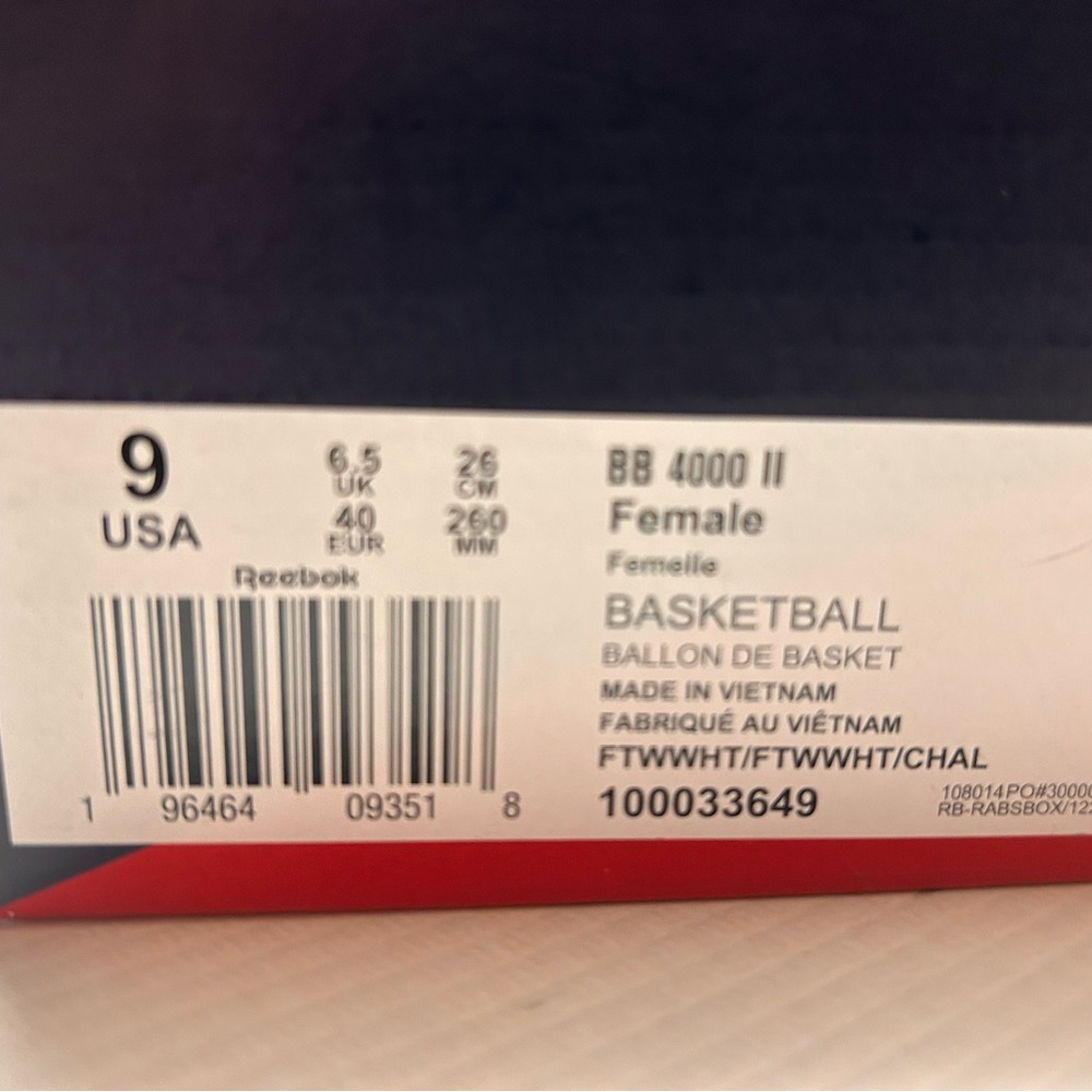 NWT Reebok Shoes